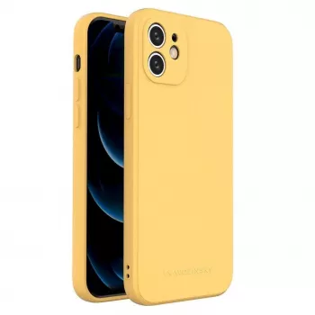 Wozinsky Apple iPhone XS Max Silicone Case Geltonas