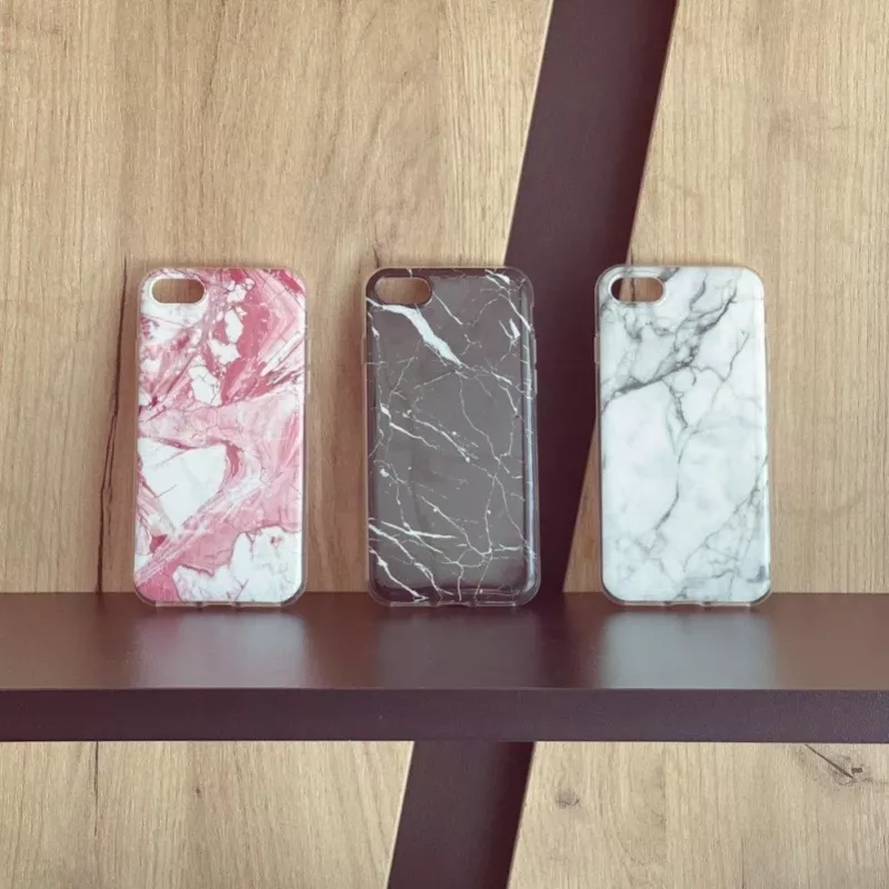 Wozinsky Black Marble TPU Dėklas Samsung A73
