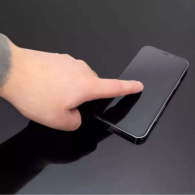 Wozinsky Full Glue Tempered Glass Screen Protector for OnePlus 10T / OnePlus Ace Pro, 9H Hardness, Full Screen Coverage, Black Frame