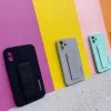 Wozinsky silikoninis dėklas su stovu telefonui Samsung Galaxy S22 Plus, raudonas