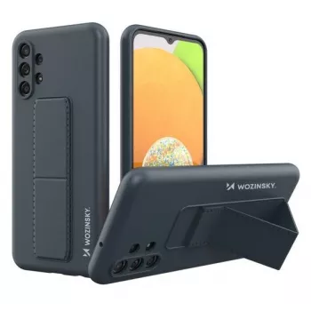 Wozinsky Samsung Galaxy A13 5G dėklas su atrama, silikoninis, tamsiai mėlynas