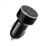 Wozinsky WDCCAC USB-C USB-A 36W automobilinis įkroviklis - juodas