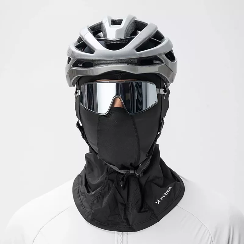 Wozinsky WKM-01B juoda balaklava dviračiui ir motociklui