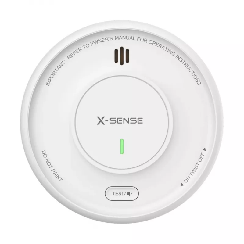 X-Sense XS0D-MR61 Tarpusavyje sujungiamas fotoelektrinis dūmų detektorius su šliuzu, programėle valdomas, 10 metų baterija