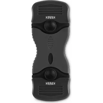 Xavax universalus stiklo grandymo peilis su 4 atsarginiais peiliukais, įtraukiama nerūdijančio plieno geležtė, ergonomiška plastikinė rankena, juoda/sidabrinė 00111760