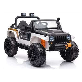 XB-1118 baterijomis varomas automobilis su LED žibintais, mėlynas