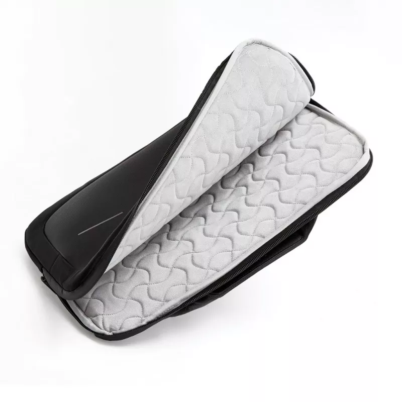 XD Design Executive 14 inch nešiojamojo kompiuterio portfelis, perdirbtas PET, juodas