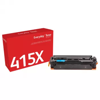 Xerox Everyday didelės talpos cyan tonerio kasetė, skirta HP 415X (W2031X) - 006R04189