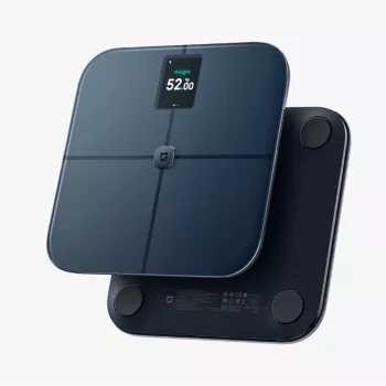 Xiaomi Body Composition Scale S400 PRO išmaniosios kūno sudėties svarstyklės su 25 sveikatos rodikliais, dvigubo dažnio BIA, Bluetooth 5.0, paslėptu LED ekranu, kūdikių ir objektų svėrimo režimais