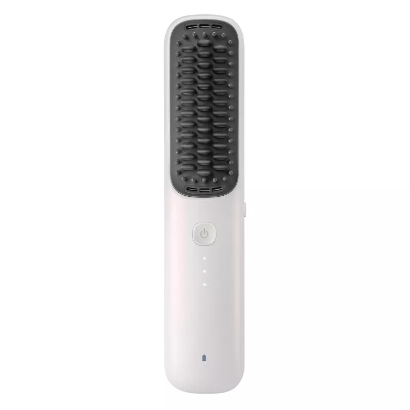 Xiaomi belaidis plaukų tiesinimo šepetys 2600mAh USB-C, 3 temperatūros režimai iki 200°C, joninis, baltas
