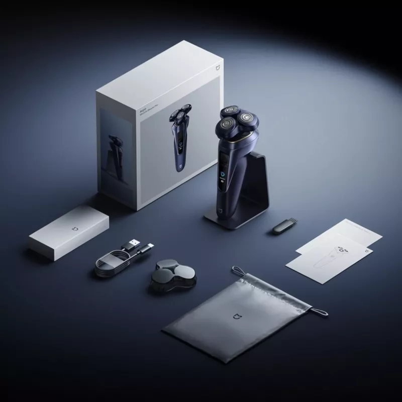 Xiaomi Mijia Electric Shaver Pro Portable Blue – nešiojamas vyriškas skustuvas, EU, USB Type-C