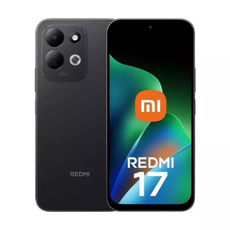 Xiaomi Redmi 17 4G Dual SIM, 4GB RAM, 256GB atmintis, 6.7 col. IPS LCD, 50MP kamera, 5000mAh, juodas