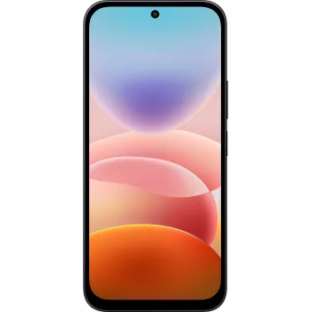 Xiaomi Redmi 17 5G išmanusis telefonas – 6,9 colio LCD, 4 GB RAM, 128 GB, hibridinė dviguba SIM, 7500 mAh, NFC, juodos spalvos