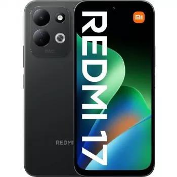Xiaomi Redmi 17 6.9 colų LCD 4GB+128GB Dual SIM 4G išmanusis telefonas Android 16 NFC juodos spalvos