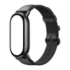 Xiaomi Smart Band 10 megztas šilko dirželis - juodos spalvos