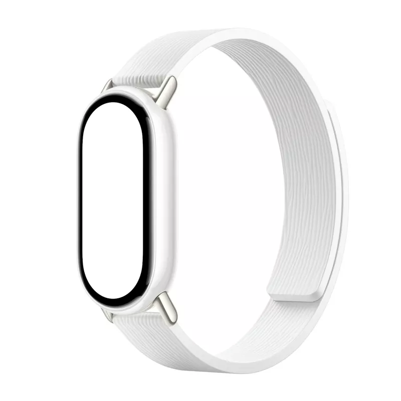 Xiaomi Smart Band 10 magnetinis Kona odos dirželis - Glacier White