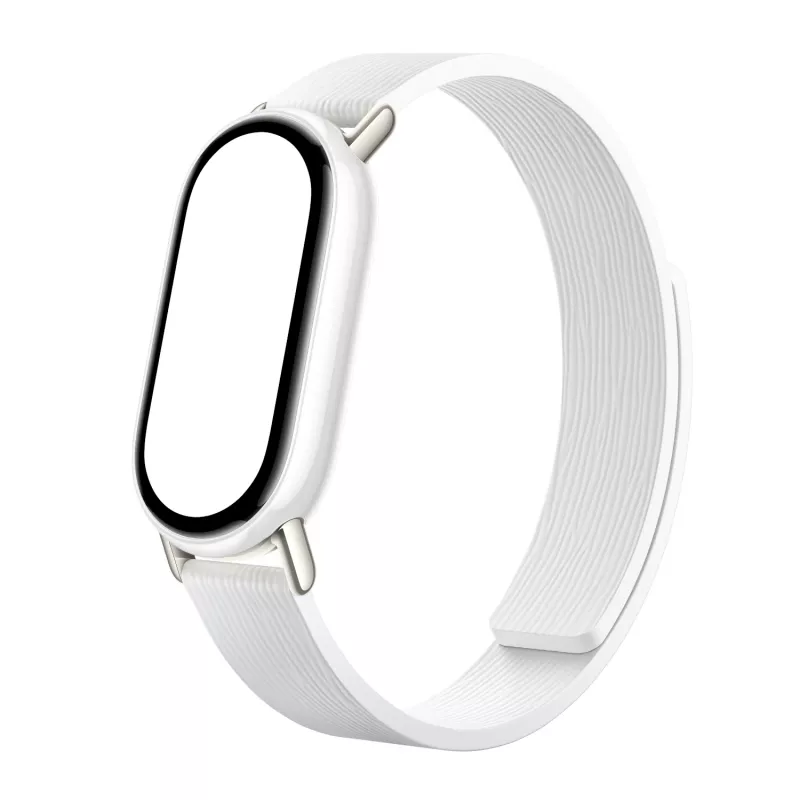Xiaomi Smart Band 10 magnetinis Kona odos dirželis - Glacier White