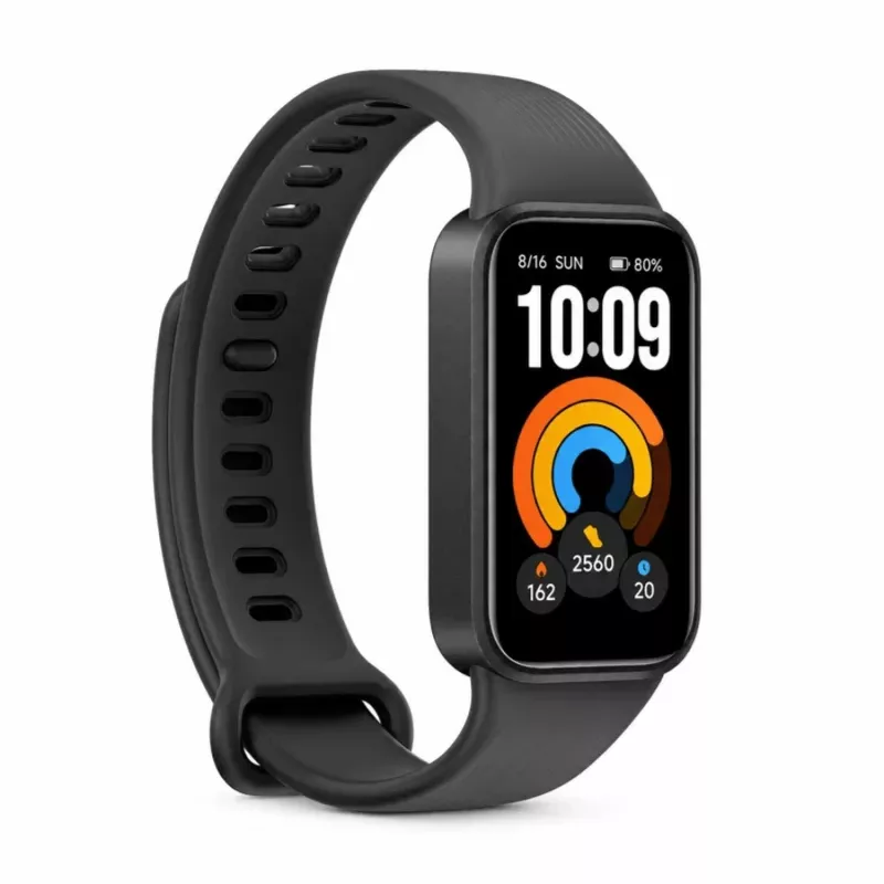 Xiaomi Smart Band 11 Active juodos spalvos sporto apyrankė su širdies ritmo monitoriumi, Bluetooth 5.3, 1.47 inch TFT ekranu, 5 ATM atsparumu vandeniui, 14 dienų baterija