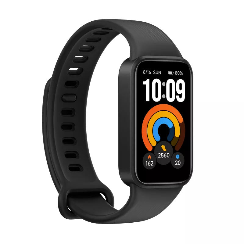 Xiaomi Smart Band 11 Active juodos spalvos sporto apyrankė su širdies ritmo monitoriumi, Bluetooth 5.3, 1.47 inch TFT ekranu, 5 ATM atsparumu vandeniui, 14 dienų baterija