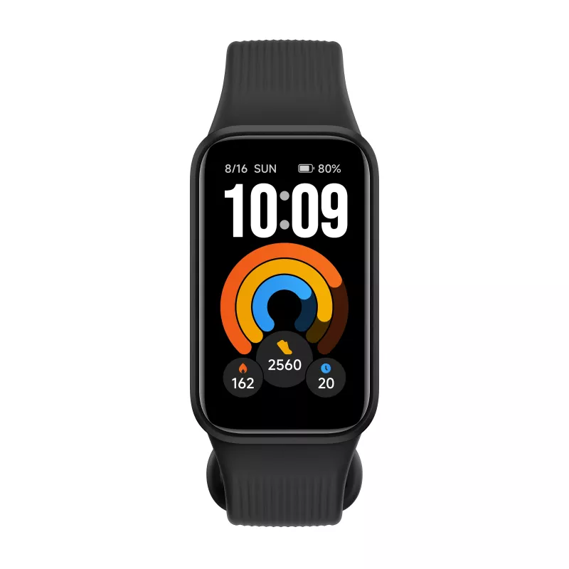 Xiaomi Smart Band 11 Active juodos spalvos sporto apyrankė su širdies ritmo monitoriumi, Bluetooth 5.3, 1.47 inch TFT ekranu, 5 ATM atsparumu vandeniui, 14 dienų baterija