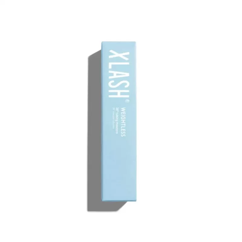 XLASH Weightless Mascara – ilginantis, apibrėžiantis, rietukus suteikiantis, nesitepantis, veganiškas tušas, 9 ml, juoda