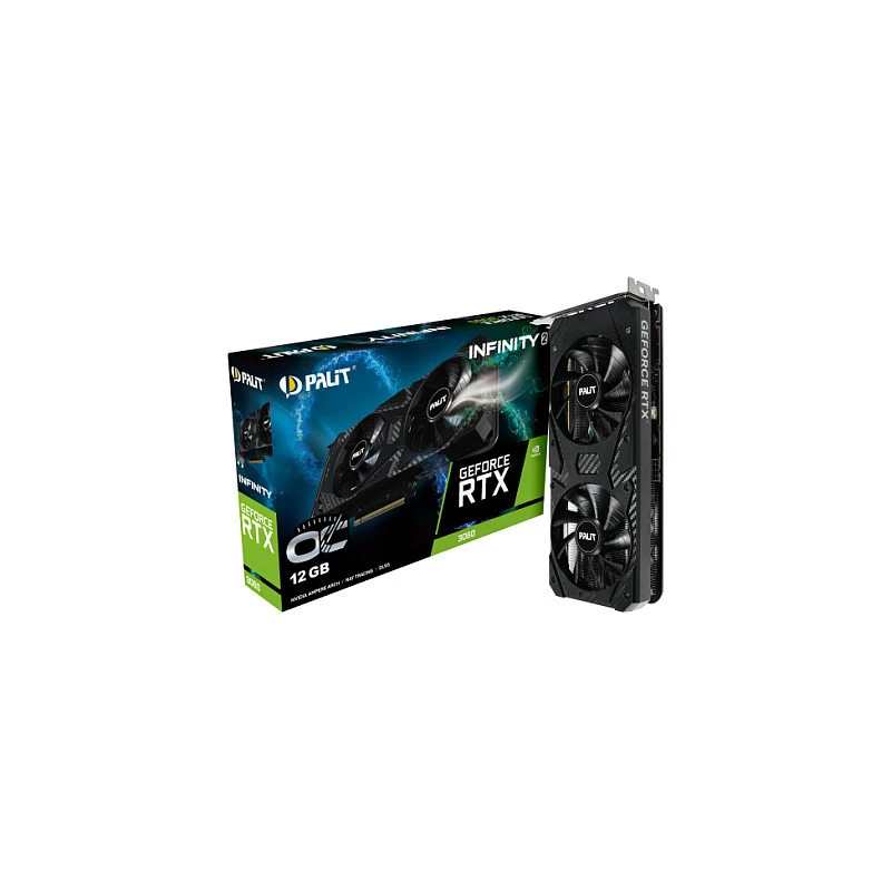 Vaizdo plokštė Palit GeForce RTX 3060 Infinity 2 OC 12GB GDDR6, HDMI, 3x DP