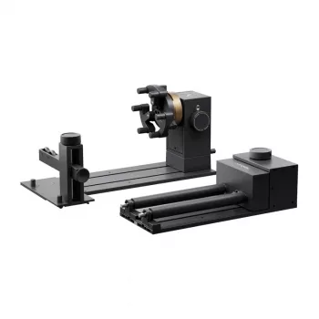 XTOOL RA3 Lite Rotating Adapter – 4-in-1 besisukantis įtaisas xTool lazeriniams graviruotojams (Chuck, Roller, Ring, Sphere)