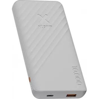 Xtorm Go2 serijos Power Bank 10000 mAh 20W USB-C PD ir USB-A QC 3.0 Ice White XG2E107
