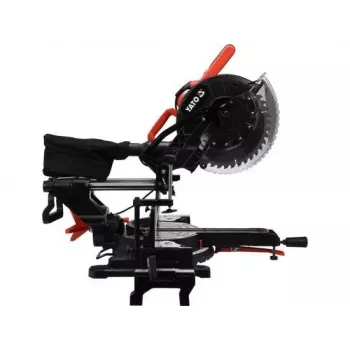 YATO 1800W slydimo kampinis pjūklas su padavimu ir lazeriu, 305 mm