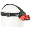 Yato YT-08594 COB LED darbo žibintas su magnetiniu pagrindu ir pasukamu kabliu, 200 lm, 3x AA, juodas/raudonas