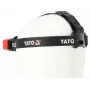 Yato YT-08594 COB LED darbo žibintas su magnetiniu pagrindu ir pasukamu kabliu, 200 lm, 3x AA, juodas/raudonas