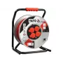 Yato YT-8107 Laido ritė su 4 kištukiniais lizdais 40 m