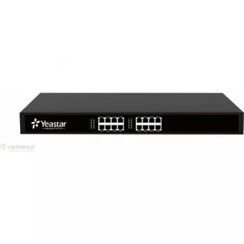 Yeastar TA1610 16 prievadų FXO VoIP šliuzas - 2x RJ45, 16x RJ11, 1U stelažinis