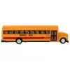 Geltonas mokyklinis autobusas su nuotolinio valdymo pultu ir atsidarančiomis durimis 4690 Lean Toys