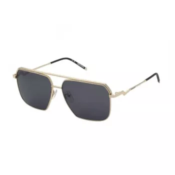 ZADIG & VOLTAIRE SZV413-580300 Vyriški Akiniai Nuo Saulės Juodas Acetatas Pilki Lęšiai 58mm