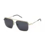 ZADIG & VOLTAIRE SZV413-580300 Vyriški Akiniai Nuo Saulės Juodas Acetatas Pilki Lęšiai 58mm