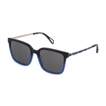 ZADIG & VOLTAIRE Moteriški Cat Eye Akiniai nuo saulės SZV308-550D79 Juodi/Pilki