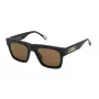 ZADIG & VOLTAIRE moteriški akiniai nuo saulės SZV325-530700 Grey Havana Acetate Square 53mm