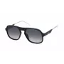 ZADIG & VOLTAIRE moteriški akiniai nuo saulės SZV365-570700 juodi acetatiniai kvadratiniai rėmeliai pilki polikarbonatiniai lęšiai 57mm