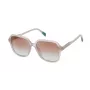 ZADIG & VOLTAIRE Moteriški akiniai nuo saulės SZV375556K7G - Acetatinis rėmelis, UV400 apsauga, 55 mm lęšiai