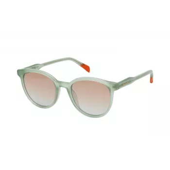 ZADIG & VOLTAIRE Moteriški Akiniai nuo Saulės SZV376516A8G - Juodas Acetato Rėmelis, Pilki Polikarbonato Lęšiai, 51mm