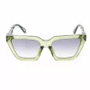 ZADIG & VOLTAIRE moteriški akiniai nuo saulės SZV418-53M40X Havana acetatinis kvadratinis rėmelis rudi lęšiai 53/19/140 mm