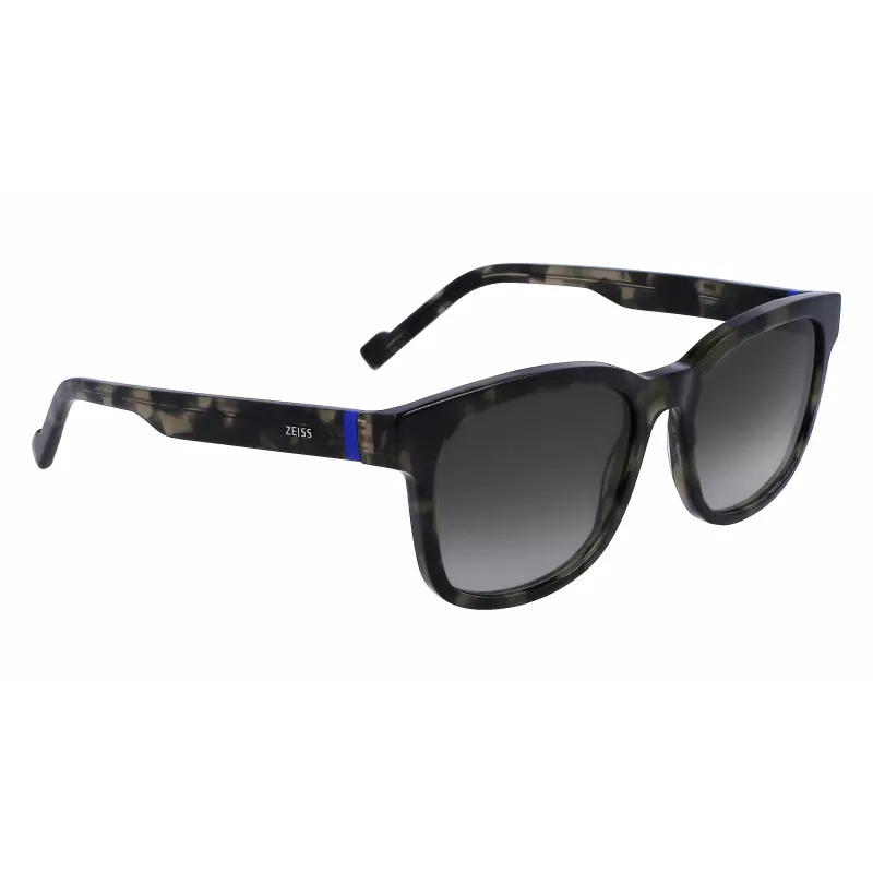 ZEISS MAN Akiniai nuo saulės ZS23528S5192 – Klasikinis stačiakampis acetatinis rėmelis, UV400 apsauga, 53 mm lęšiai