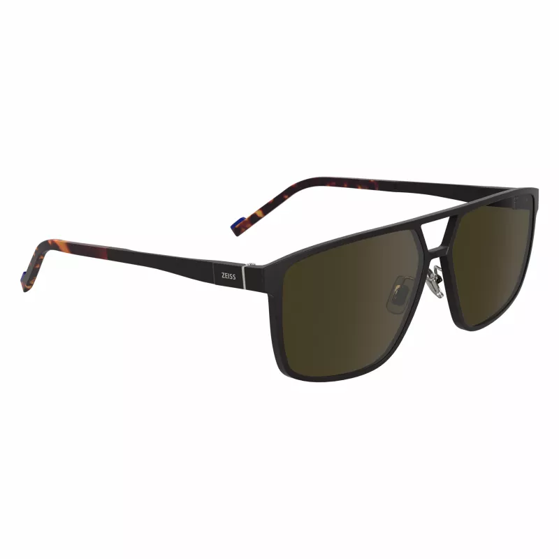 ZEISS MAN ZS24547SP-201 Akiniai nuo saulės (59/13/145 mm) – Vyriškas pilno rėmo acetatinis rėmas su UV400 apsauga
