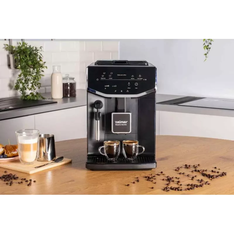 Zelmer ZCM8121 Maestro Barista Espresso kavos aparatas 15 bar 1450W juodas/sidabrinis