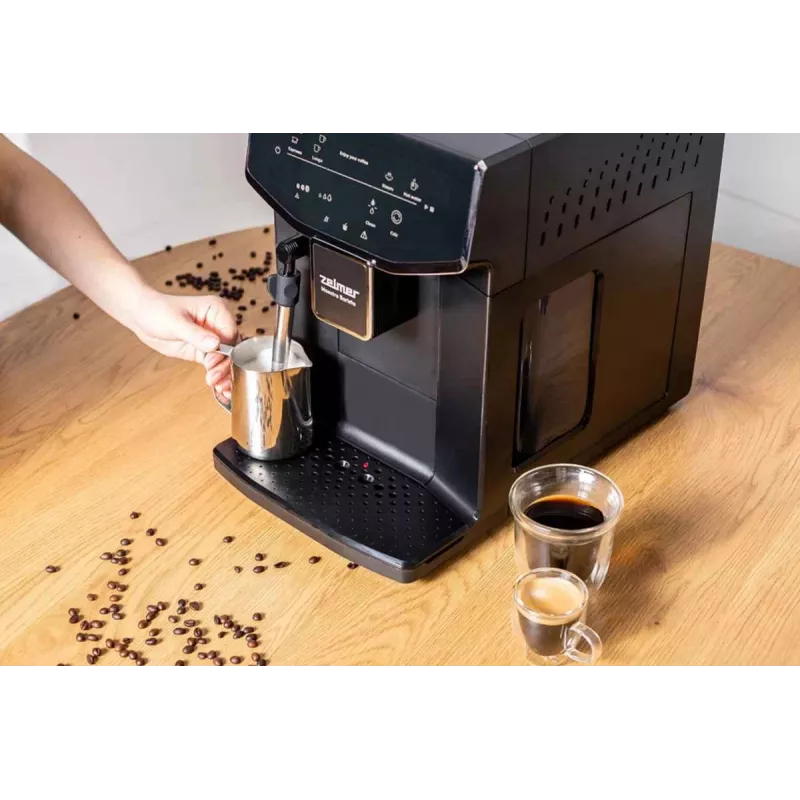 Zelmer ZCM8121 Maestro Barista Espresso kavos aparatas 15 bar 1450W juodas/sidabrinis