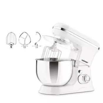 Zelmer ZKR1350 stacionarus maišytuvas, 1000 W, 4 L dubuo, baltas