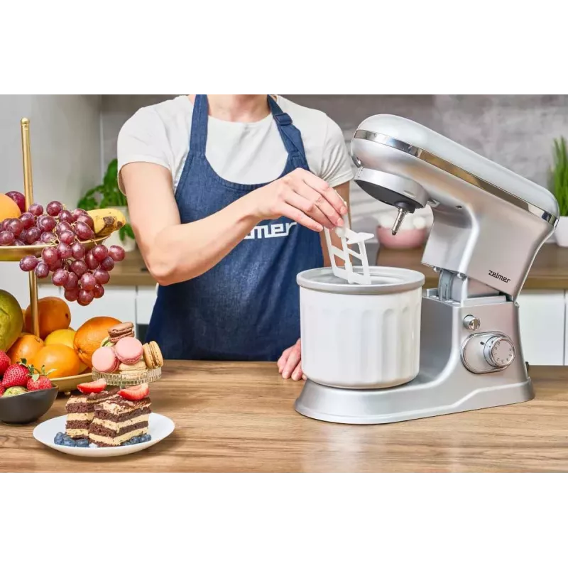 Planetinis maišytuvas Zelmer ZKR1360 – 1300 W, 5,5 l dubuo, juodas/sidabrinis
