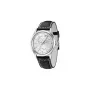 ZENO MAN 6662-7004Q-G3 Šveicariškas kvarcinis laikrodis 42mm juodas ciferblatas natūrali oda