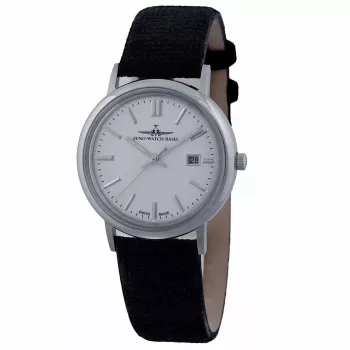 ZENO MAN Automatinis laikrodis ZE5177-1 (38 mm) Juodas ciferblatas Odinis dirželis